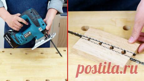 Использование старых полотен лобзика: универсальный кондуктор для шкантов Для сборки мебели, склейки щитов и прочих столярных изделий используются деревянные шканты. В продаже они обычно встречаются в размере 8х30 мм и 8х35 мм. Иногда же нужны шканты другого диаметра или длины. Сделайте себе такое приспособление, и вы сможете нарезать их любой конфигурации из обрезков