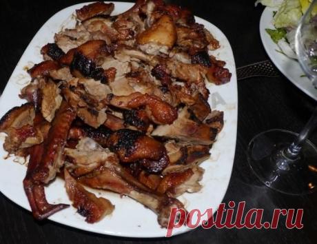 Утка гриль приготовление рецепт с фото