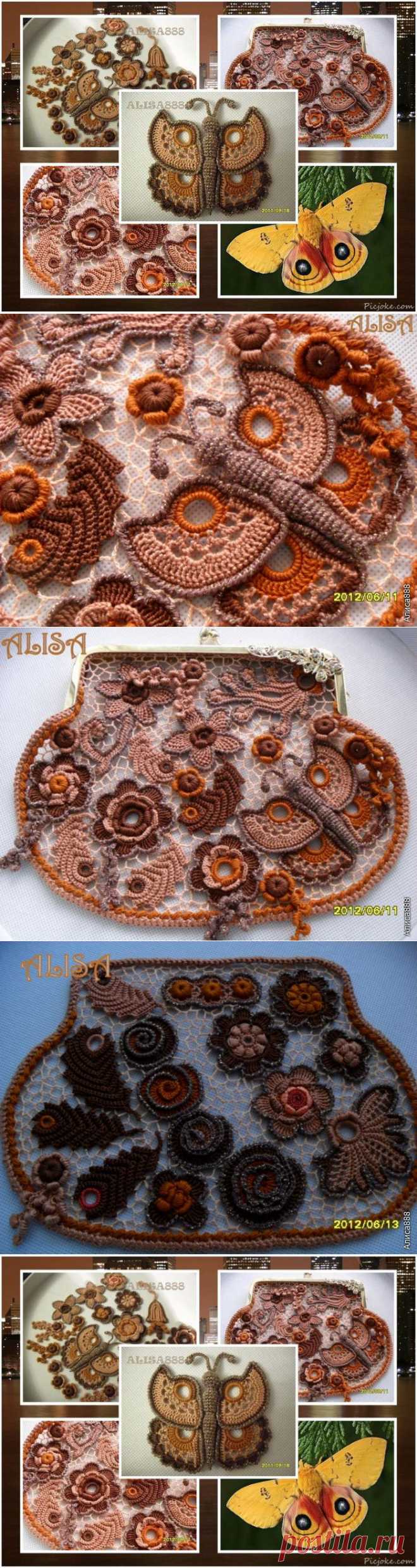 *АЛИСА* сумочка БАБОЧКА.