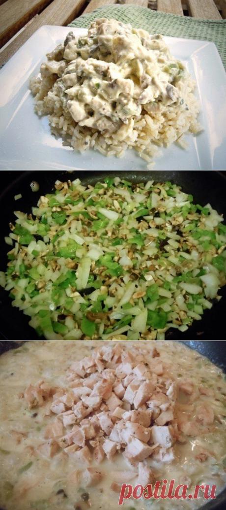 Курица "А-ля Кинг".