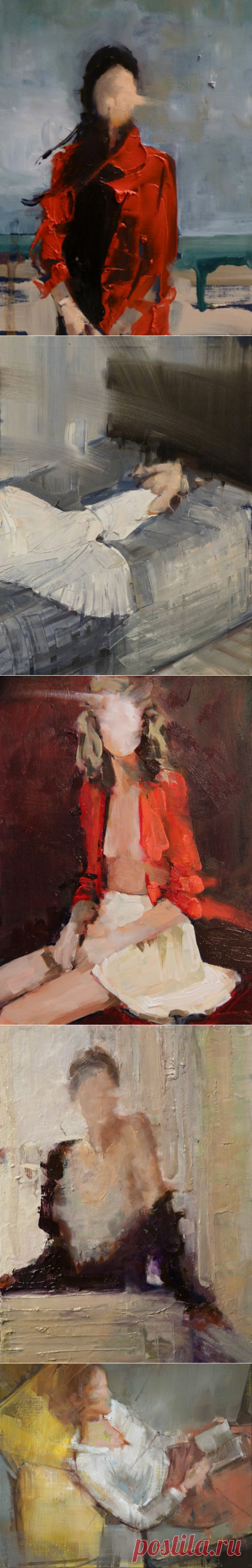 Fanny Nushka Moreaux, 1983 / абстрактный / фигуративный художник.