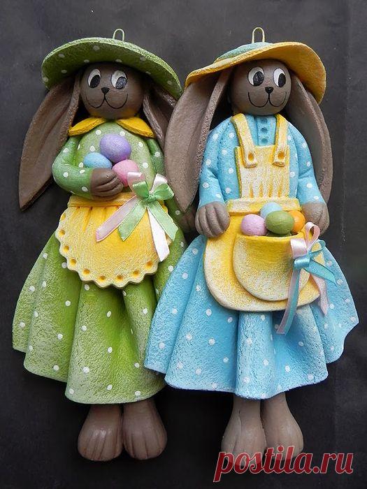 Самые-самые АНГЕЛЫ из соленого теста. Работы для вдохновения.