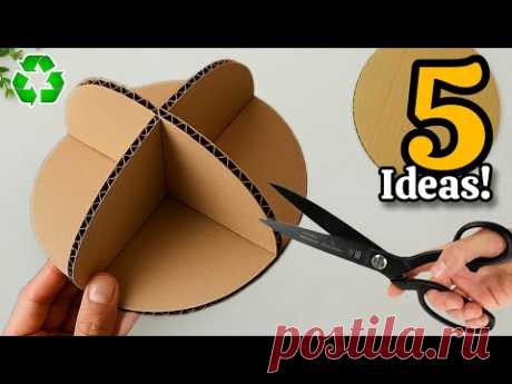 Transforming Cardboard & Jute♻️😱 5 GENIUS Recycling Ideas That Will Amaze You!