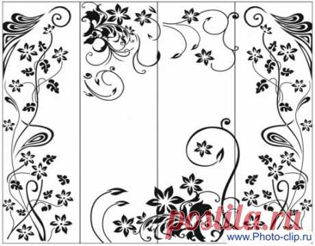 Пескоструйный рисунок Цветы №281