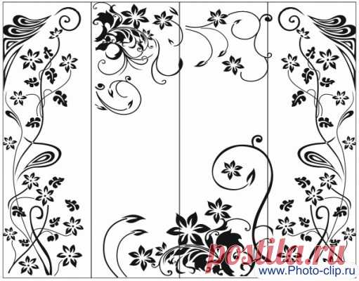 Пескоструйный рисунок Цветы №281