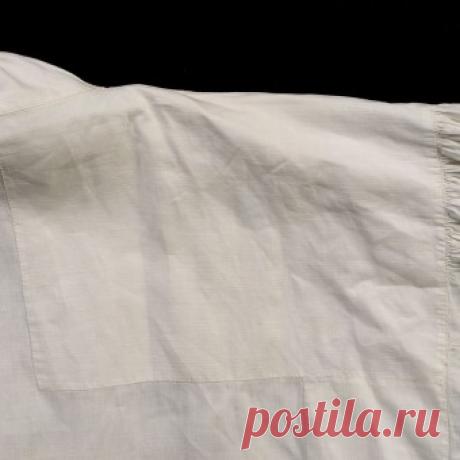 Man’s linen shirt, late 18th century – INSIDE OUT