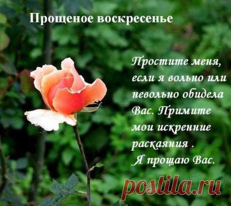 Плейкаст «&quot; ПРОЩЕННОЕ ВОСКРЕСЕНЬЕ &quot; ПРОСТИТЕ МЕНЯ !»