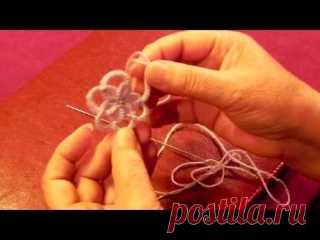 FRIVOLITE BASICO LECCION 3: FLOR SENCILLA, DIAGRAMA Y SUGERENCIAS