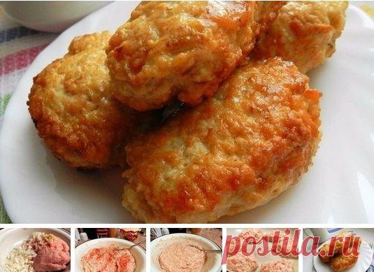 Суперпышные котлетки из куриного фарша с овсяными хлопьями приготовление | CookandYou