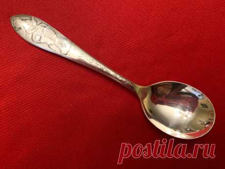 Vintage MICKEY MOUSE Silverplate Spoon by Wm Rogers Mfg Co VGC | eBay
