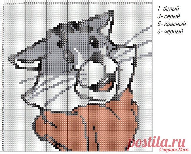 Создание схем для жаккарда крючком.