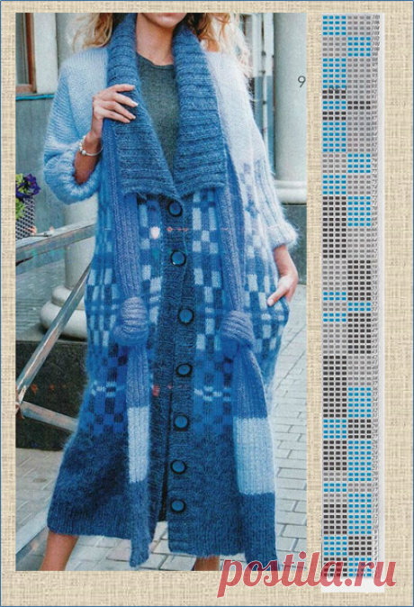 Занимательная геометрия в моделях жаккардового вязания - 20 впечатляющих примеров со схемами | МНЕ ИНТЕРЕСНО | Яндекс Дзен
