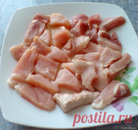 Сочное мясо по-французски в мультиварке - Простые рецепты Овкусе.ру