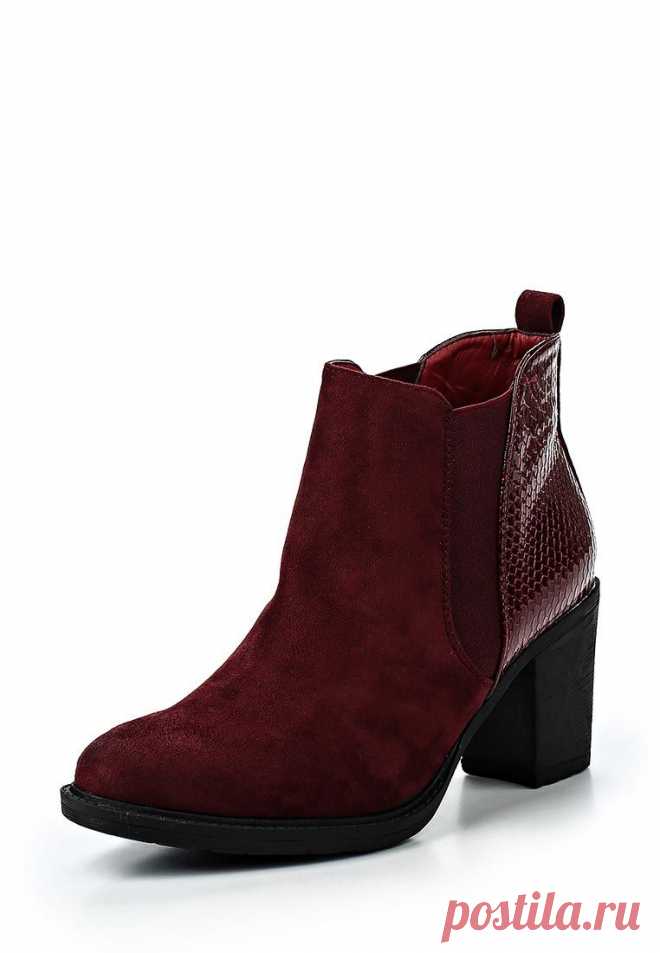 Стильные ботильоны модного оттенка марсала от Bobo купить за 3 199 руб. в интернет-магазине Lamoda.ru!