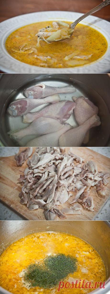Куриный суп с вермишелью