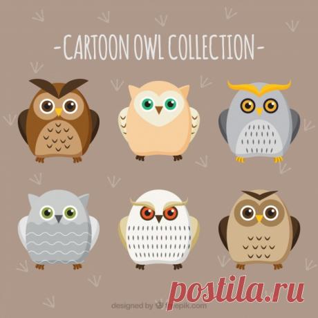 Коллекция плоских мультяшных сов Более миллиона свободных векторов, PSD, фотографии и бесплатные иконки. Эксклюзивные халявы и все графические ресурсы, которые необходимые для ваших проектов