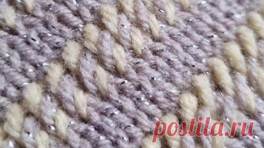 Минималистичный узор спицами.❤️🧶 | Asha. Вязание, дизайн и романтика в фотографиях.🌶 | Дзен