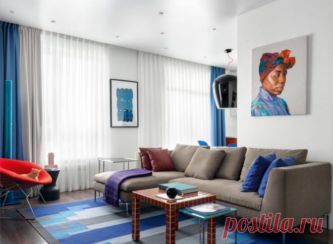 Квартира с яркими деталями | Роскошь и уют