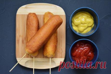 Корн-доги
Быстрая и вкусная закуска!
Нам потребуется:
Пшеничная мука — 100 г
Показать полностью…