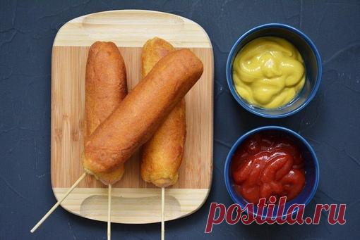 Корн-доги
Быстрая и вкусная закуска!

Нам потребуется:
Пшеничная мука — 100 г
Показать полностью…