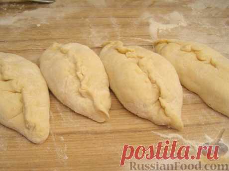 Рецепт: Тесто бездрожжевое на кефире (для лепешек) на RussianFood.com