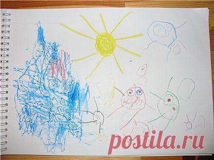 "Палка, палка, огуречик, получился человечек" / Малютка