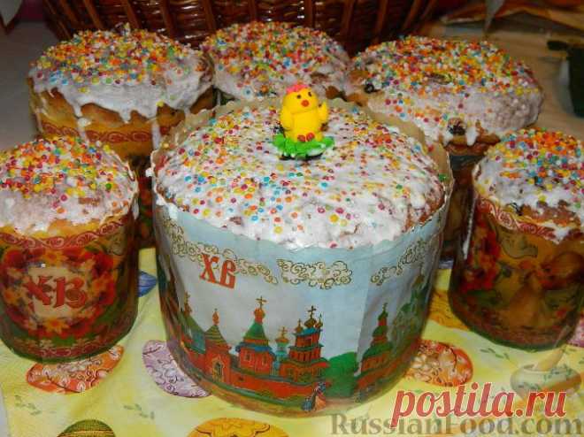 Пасхальный кулич без замеса
