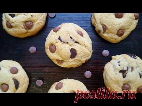 Американское печенье с шоколадом🍫за 15 минут🍫Chocolate chip cookie