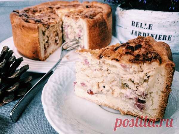 Луковый пирог (Zwiebelkuchen)