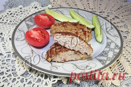 Куриные котлеты с овсянкой, рецепт приготовления