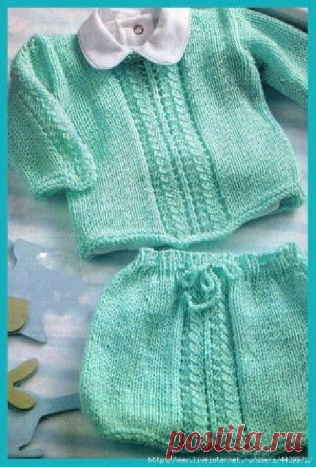 Озорные петельки: Комплект "Морская вода"