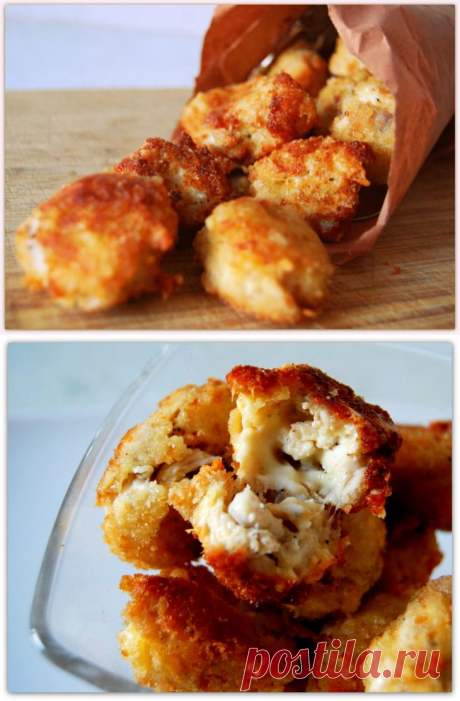 Сырно-куриные крокеты