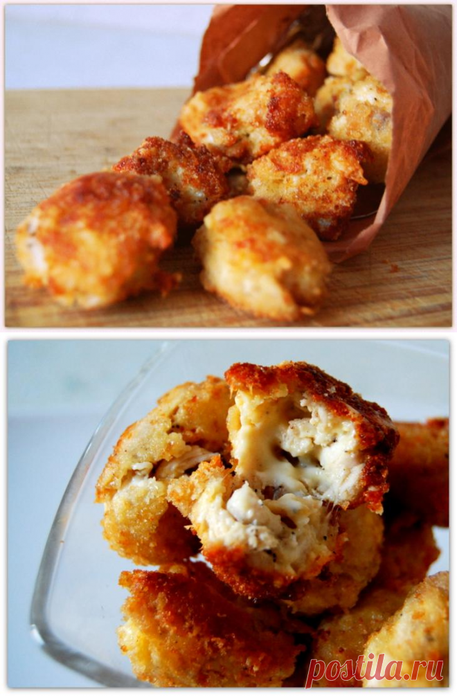 Сырно-куриные крокеты