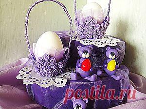 Подготовка к Пасхе. Подставка под яйцо из яичной кассеты. - Ярмарка Мастеров - ручная работа, handmade