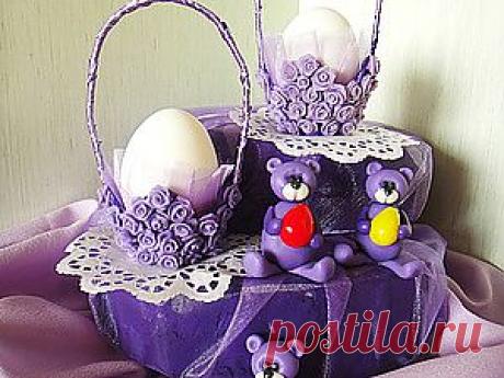 Подготовка к Пасхе. Подставка под яйцо из яичной кассеты. - Ярмарка Мастеров - ручная работа, handmade