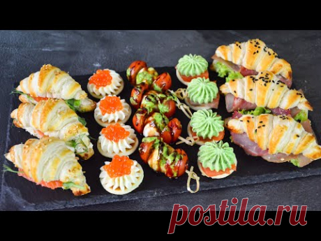🔥NEW🔥 ЗАКУСКИ на ПРАЗДНИЧНЫЙ СТОЛ 🎄🎅🏼