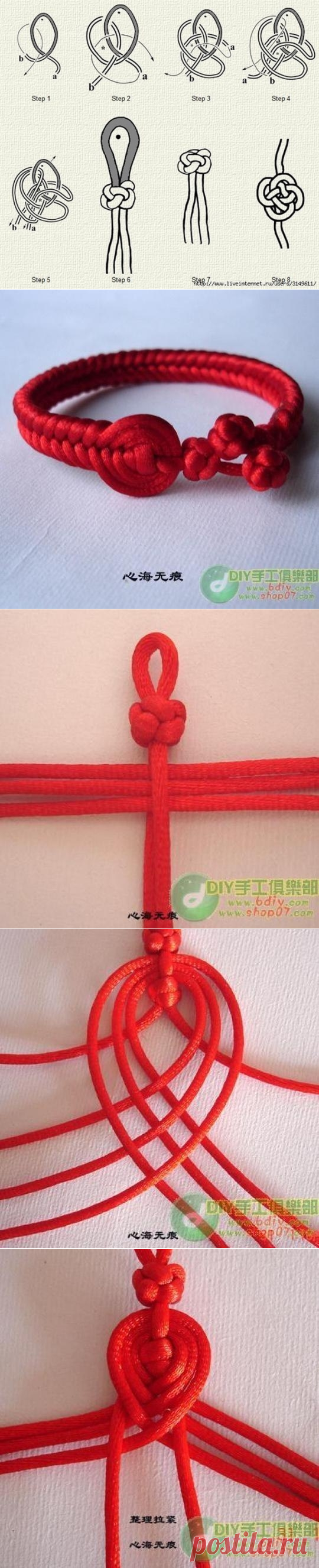 Плетеный браслет