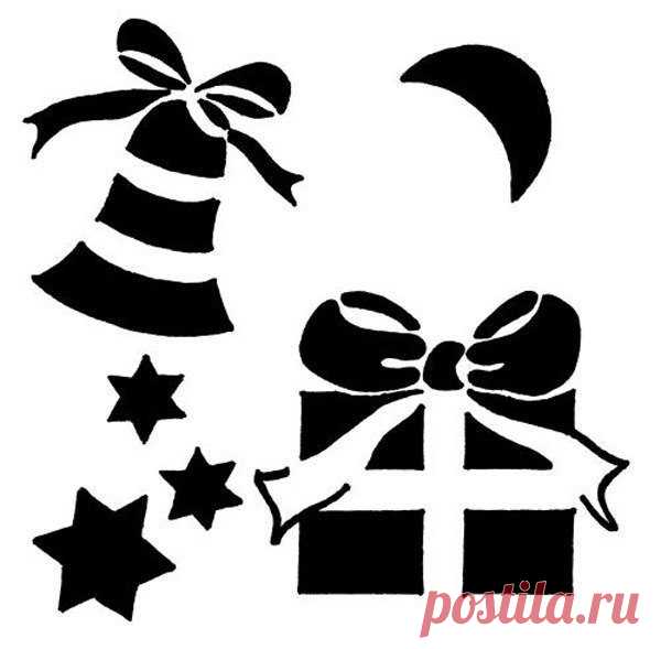 Новогодние трафареты.