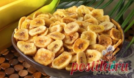 Банановые чипсы Рецепт