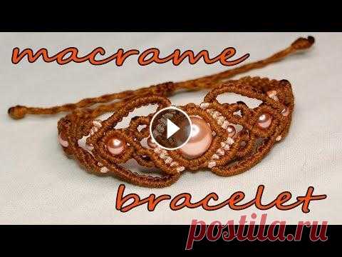 БРАСЛЕТ МАКРАМЕ. MACRAME BRACELET. Как сплести браслет в стиле макраме. How to weave a macrame style bracelet. Уехали, жить в доме на колёсах и путешествовать! Очень интересные ребята) ...