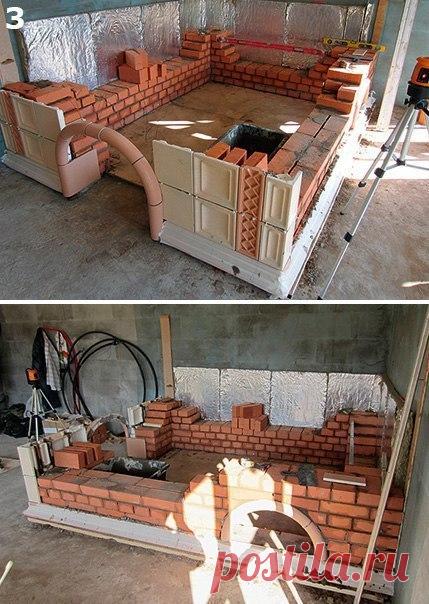 Русская печь с лежанкой