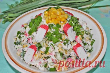 Салат Мозаика с крабовыми палочками рецепт с фото пошагово - 1000.menu