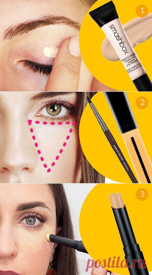 Темные круги под глазами: скрываем макияжем |