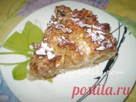 Болгарский яблочный пирог. Пошаговый рецепт с фото на Smakoliki.com