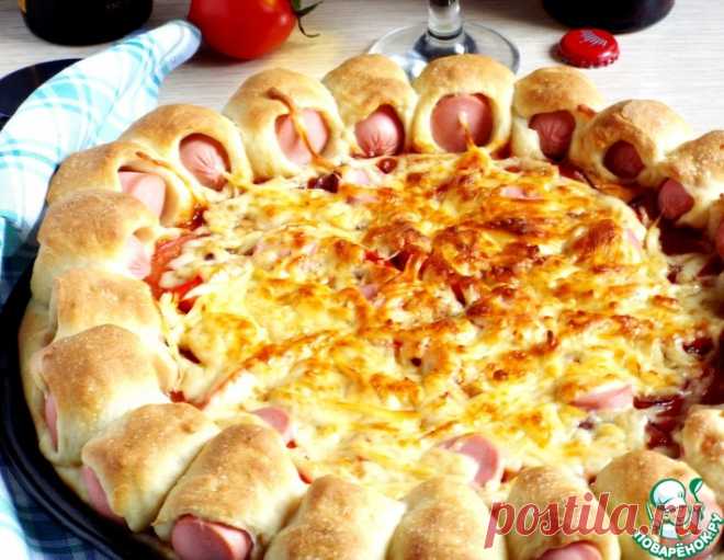 Хот-дог пицца