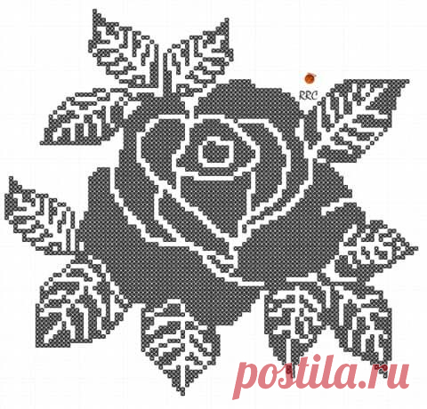 Идеи для вязаных салфеток в виде роз
