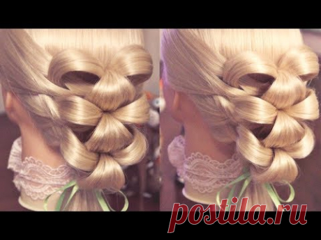 Причёска "Лилии" | Авторские причёски | Лена Роговая | Hairstyles by REM | Copyright ©
