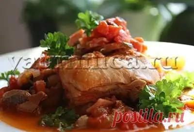 Вкусный цыпленок качьятори рецепт
