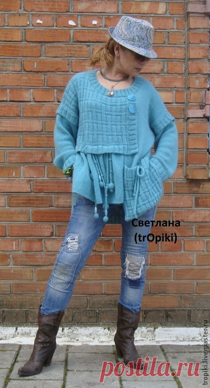 КАРДИГАНЫ И ПАЛЬТО СВЕТЛАНЫ ВОЛКОДАВ. АВТОРСКИЕ РАБОТЫ В СТИЛЕ БОХО