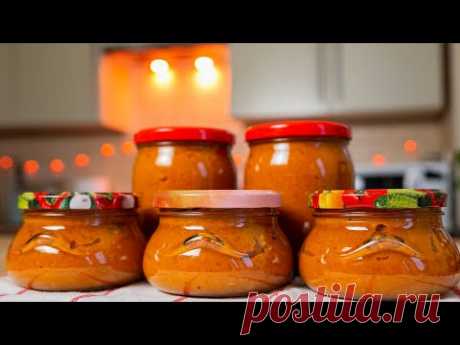Восхитительная баклажанная икра на зиму!